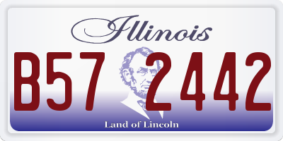 IL license plate B572442