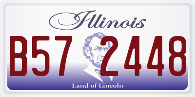 IL license plate B572448