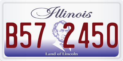 IL license plate B572450