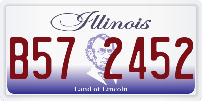 IL license plate B572452