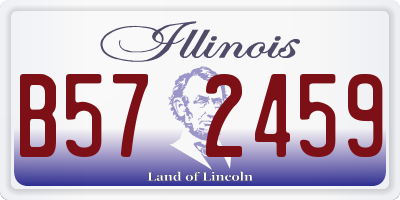 IL license plate B572459