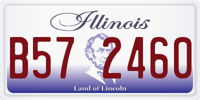 IL license plate B572460