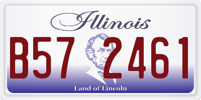 IL license plate B572461