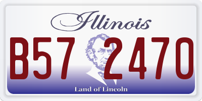 IL license plate B572470