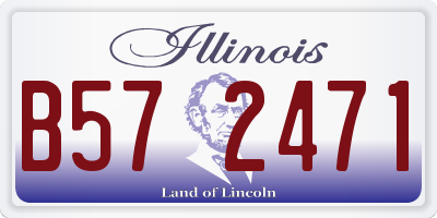 IL license plate B572471