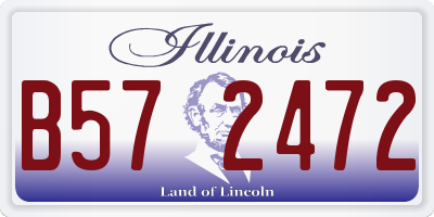 IL license plate B572472