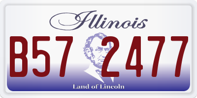 IL license plate B572477