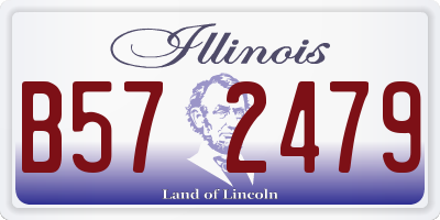 IL license plate B572479