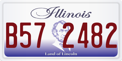 IL license plate B572482