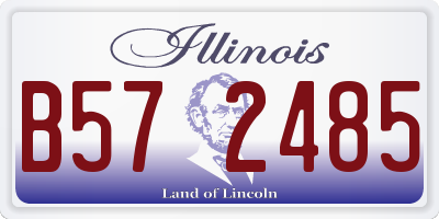 IL license plate B572485