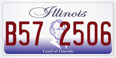 IL license plate B572506
