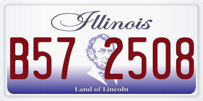 IL license plate B572508