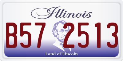 IL license plate B572513