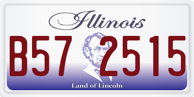 IL license plate B572515