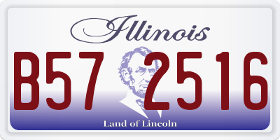 IL license plate B572516