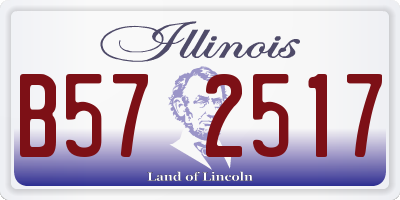 IL license plate B572517