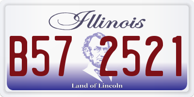 IL license plate B572521