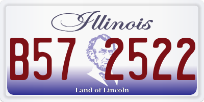 IL license plate B572522