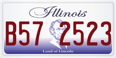 IL license plate B572523