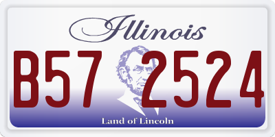 IL license plate B572524