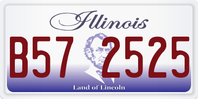 IL license plate B572525