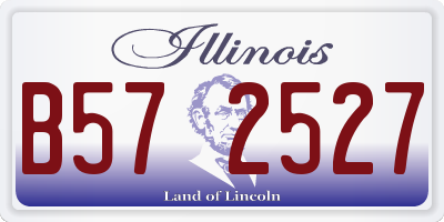 IL license plate B572527