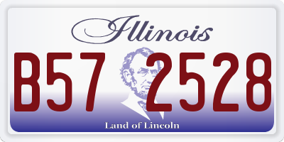 IL license plate B572528
