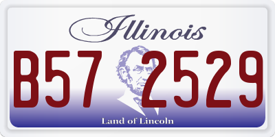IL license plate B572529