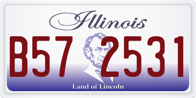 IL license plate B572531