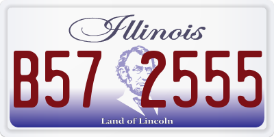 IL license plate B572555