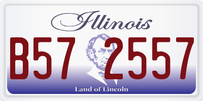 IL license plate B572557