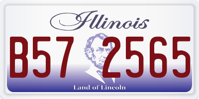 IL license plate B572565