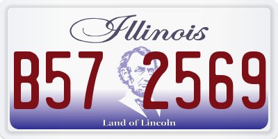 IL license plate B572569