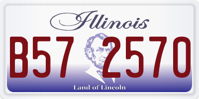 IL license plate B572570