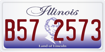 IL license plate B572573