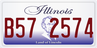 IL license plate B572574