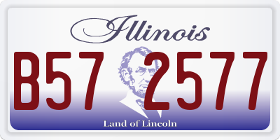 IL license plate B572577