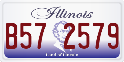 IL license plate B572579