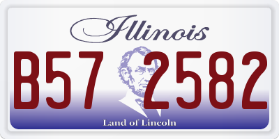 IL license plate B572582