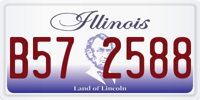 IL license plate B572588
