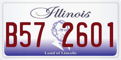 IL license plate B572601