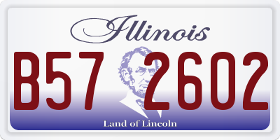 IL license plate B572602