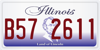 IL license plate B572611
