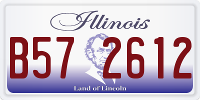 IL license plate B572612