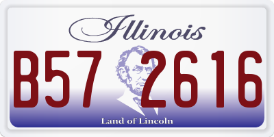 IL license plate B572616