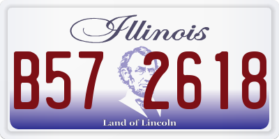 IL license plate B572618