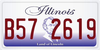 IL license plate B572619