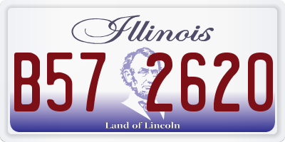 IL license plate B572620