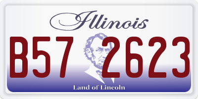 IL license plate B572623