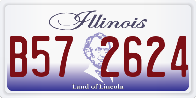IL license plate B572624
